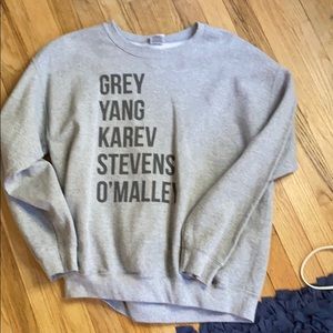 Greys anatomy sweatshirt